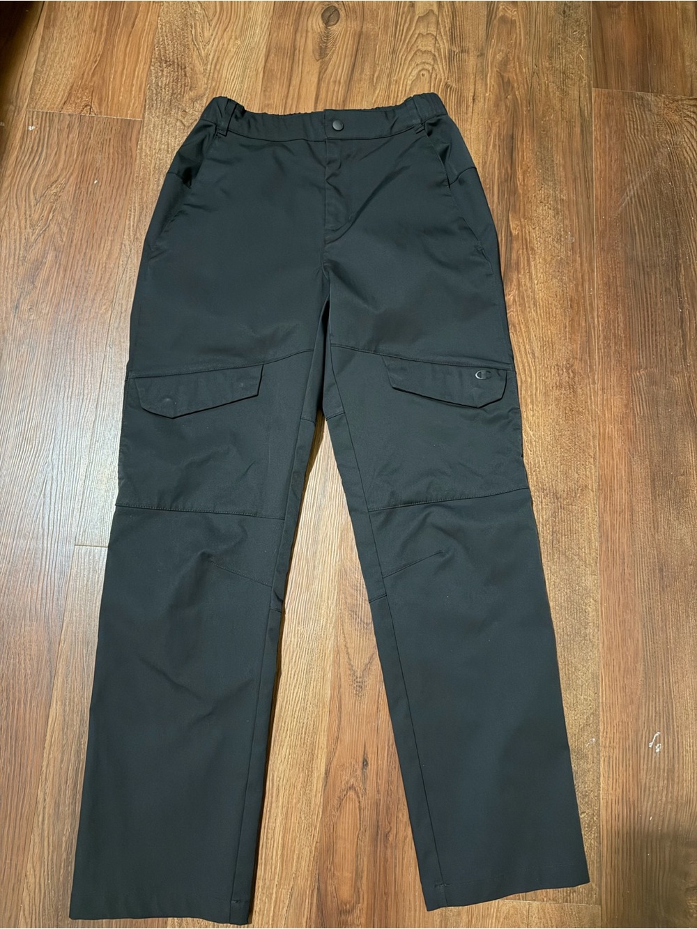 Men's Champion Black Cargo Pants - Classic Utility Style